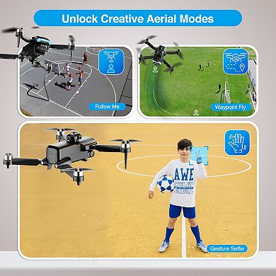 Contixo F19 Drone with 1080P Camera, Obstacle Avoidance, Follow Me, Waypoint, 20 Min Flight