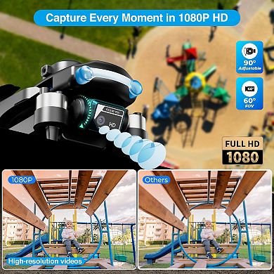 Contixo F19 Drone with 1080P Camera, Obstacle Avoidance, Follow Me, Waypoint, 20 Min Flight