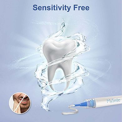 Mysmile Teeth Whitening Kit With Led Light, 10 Min Non-sensitive Fast Teeth Whitener