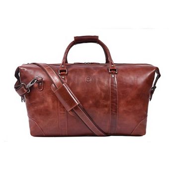 Vintage Black Genuine Leather Messenger Bag Laptop Briefcase