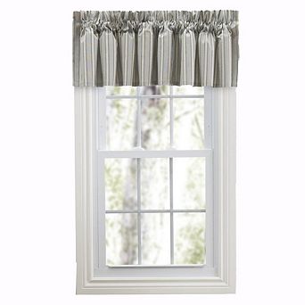 Springfield Stripe 3" Rod Pocket Tailored Valance For Windows