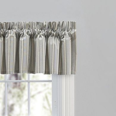 Springfield Stripe 3" Rod Pocket Tailored Valance For Windows