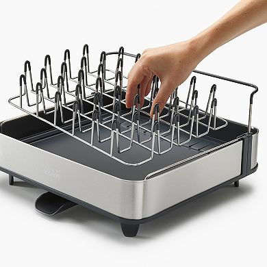 Joseph Joseph Extend™ Dismantlable Steel Expandable Dish Rack with Draining Spout