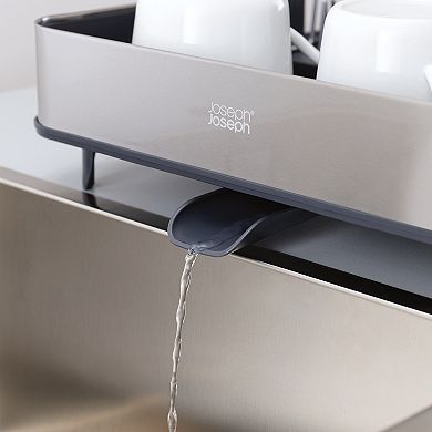 Joseph Joseph Extend™ Dismantlable Steel Expandable Dish Rack with Draining Spout