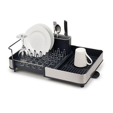 Joseph Joseph Extend™ Dismantlable Steel Expandable Dish Rack with Draining Spout