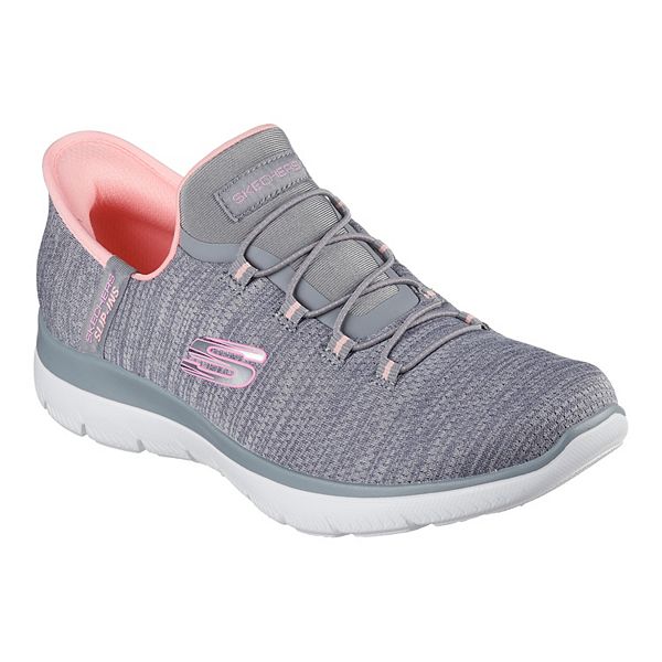 Skechers Hands Free Slip-ins® Summits Everyday Set Women's Sneakers - Gray Coral (6)