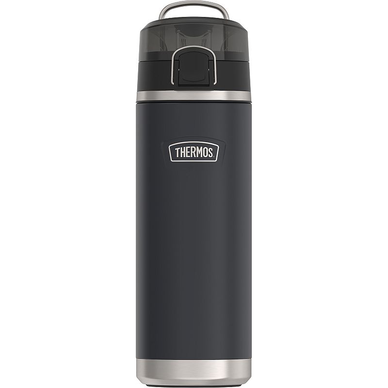 Thermos Stainless Steel Water Bottle w/ Chug Spout  Graphite  24oz