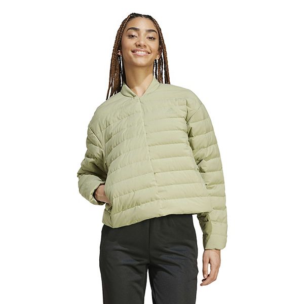 Adidas women's light down hooded jacket sale