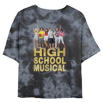 Disney's High School Musical Main Group Juniors' Cropped Graphic Tee
