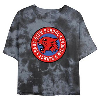 Disney's High School Musical Always A Wildcat Stamp Juniors' Cropped Graphic Tee