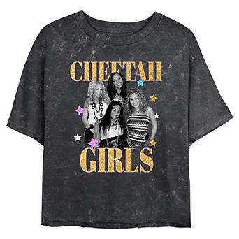 Disney's The Cheetah Girls Poster Juniors' Cropped Graphic Tee