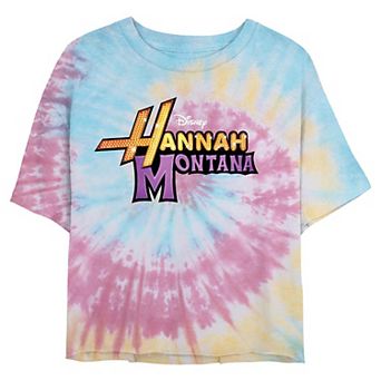 Disney's Hannah Montana Logo Juniors' Cropped Graphic Tee