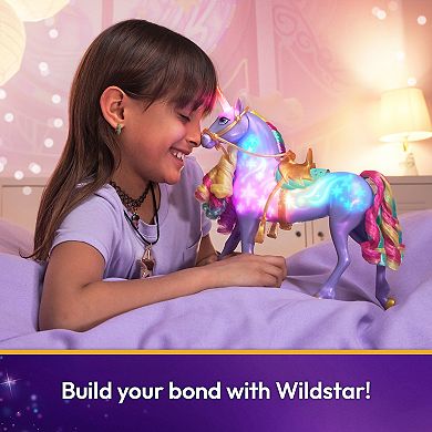 Spin Master Unicorn Academy Interactive Rainbow Light-up Wildstar Unicorn Toy