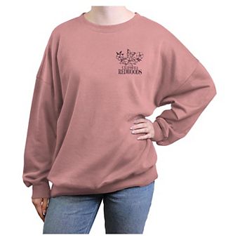 Juniors' California Redwoods Oversized Graphic Pullover