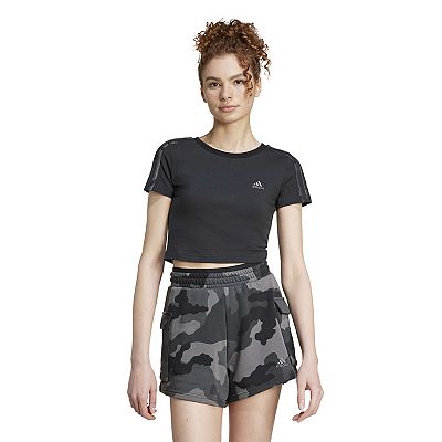 アディダス☆ESSENTIALS 3-STRIPES CAMO PRINT DRESS☆選択２色 adidas Women's Essentials 3-Stripes Camouflage Printed 7/8