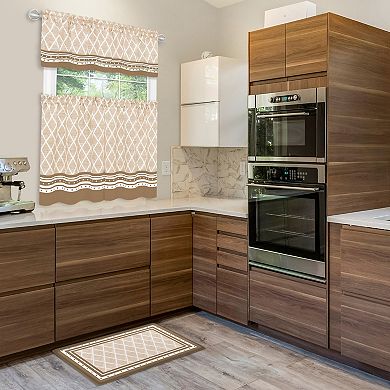 Achim Boho Printed 3-pc. Tier & Valance Kitchen Window Curtain Set