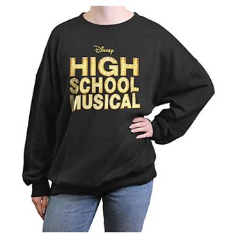 Disney's High School Musical Logo Juniors' Oversized Graphic Pullover