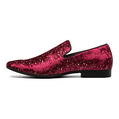 Stacy Adams Stellar Men's Plain Toe Glitter Slip On Shoes