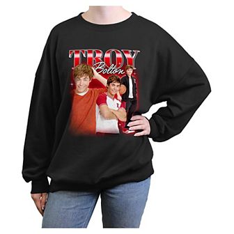 Disney's High School Musical Troy Bolton Juniors' Oversized Graphic Pullover