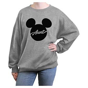 Disney's Mickey Mouse Aunt Women's Oversized Graphic Pullover