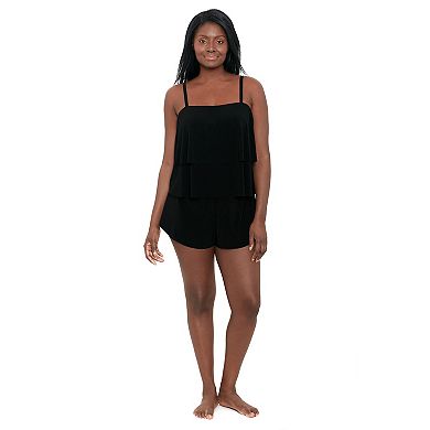 Women's Trimshaper Roxy Romper Swimsuit