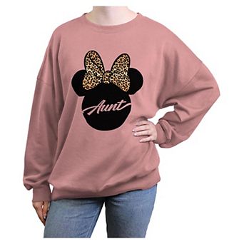 Disney's Minnie Mouse Aunt Women's Oversized Graphic Pullover