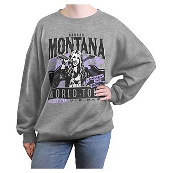Disney's Hannah Montana World Tour Juniors' Oversized Graphic Pullover