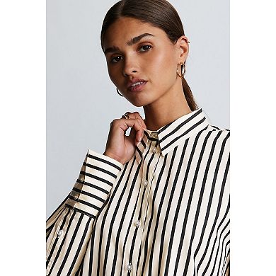 Women's NEXT Monochrome Striped Shirt