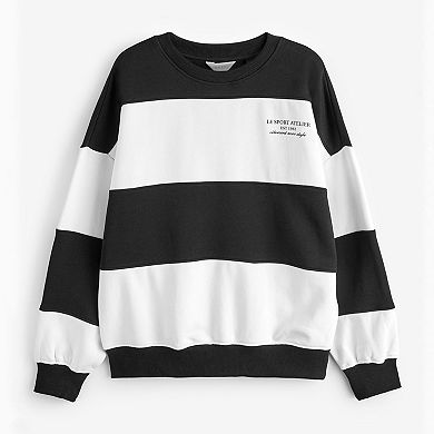 Women's NEXT Sporty Striped Crew