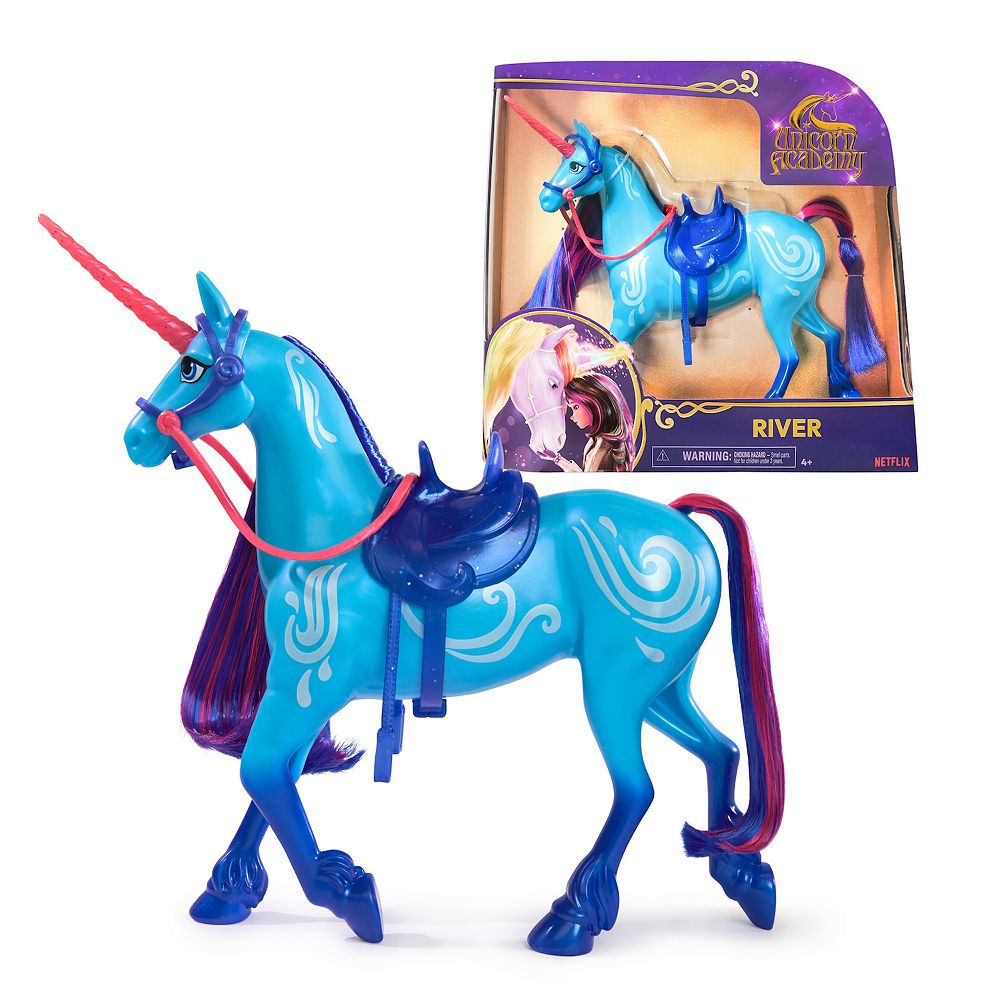 Unicorn Academy River Unicorn with Head Movement and Riding Accessories