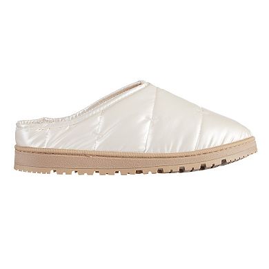 isotoner Mikaela Memory Foam Women's Indoor/Outdoor Puffer Clog Slippers