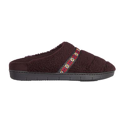 isotoner Clara Berber Memory Foam Women's Clog Slippers
