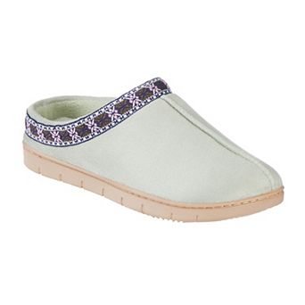 isotoner Clara Microsuede Memory Foam Women's Clog Slippers