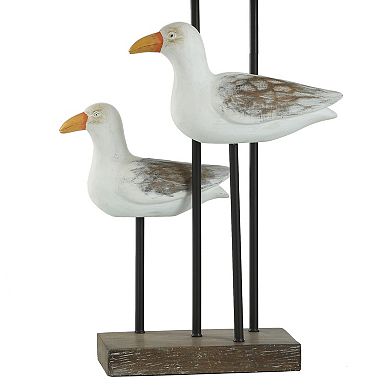 Piper Shore Table Lamp with Oatmeal Lamp Shade