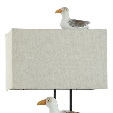 Piper Shore Table Lamp with Oatmeal Lamp Shade