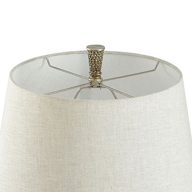 Gold Gala Table Lamp with Natural Lamp Shade