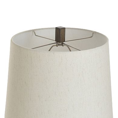 Banda Brown Table Lamp with Off-White Lamp Shade