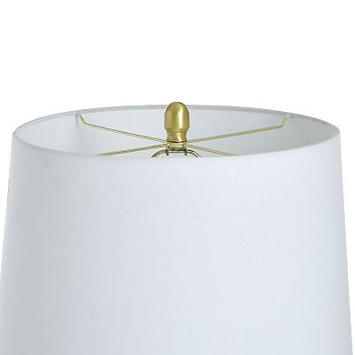 Medero Beaded Table Lamp with Off-White Lamp Shade