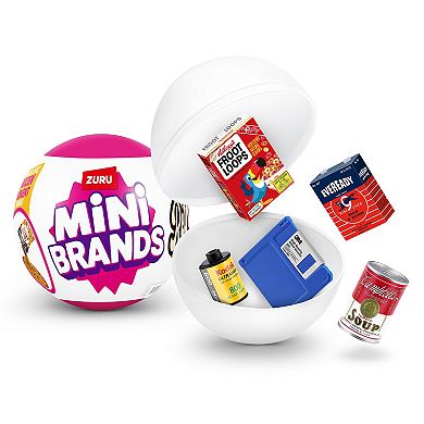 Mini Brands by ZURU Retro Capsule Surprise Items Styles May Vary