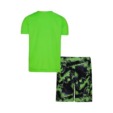 Boys 4-20 Under Armour Deep Ocean Rashguard & Swimsuit Set