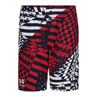 Boys 8-20 Under Armour Flag Impression Swimsuit