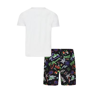 Boys 4-20 Under Armour Get Soaked Rashguard & Swimsuit Set