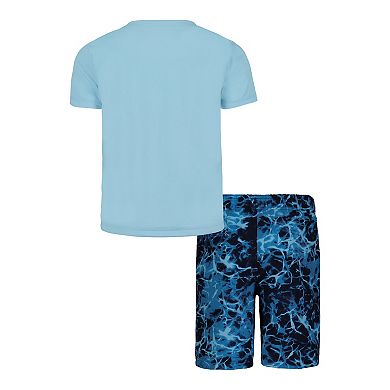 Boys 4-20 Under Armour Water Camo Rashguard & Swimsuit Set