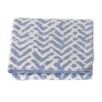 Discover Europe Chevron Cotton Blend Throw