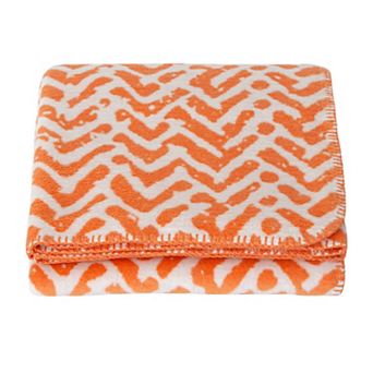 Discover Europe Chevron Cotton Blend Throw