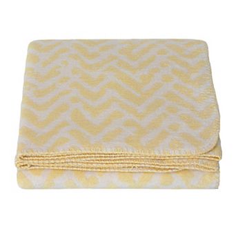 Discover Europe Chevron Cotton Blend Throw