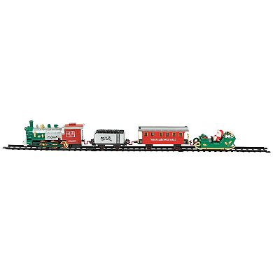 Northlight 16 Piece Lighted and Animated Christmas Holiday Train Set with Sound