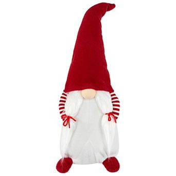 Northlight Red and White "Hands in Pocket" Christmas Gnome Decoration