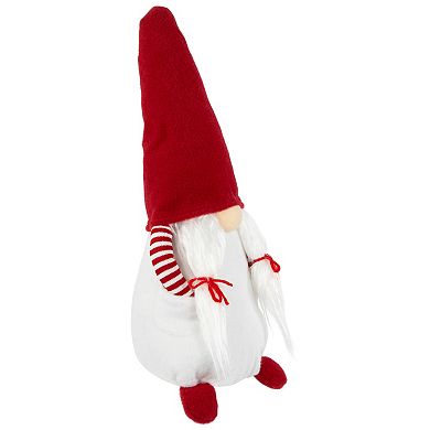 Northlight Red and White "Hands in Pocket" Christmas Gnome Decoration
