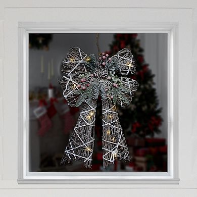 LED Lighted Frosted Pine Tabletop Tree | Collections Etc